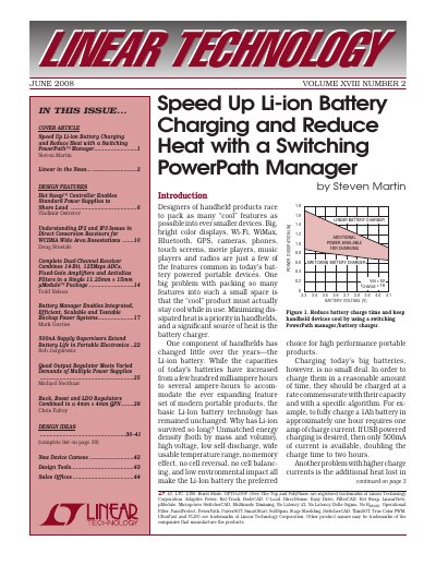 LINEAR LTC3080 Manual - cover page