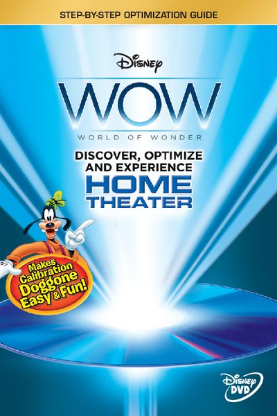 Disney World of Wonder Home Theater Calibration Guide - cover page