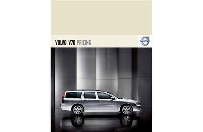 Volvo V70 Pricing Guide - cover page