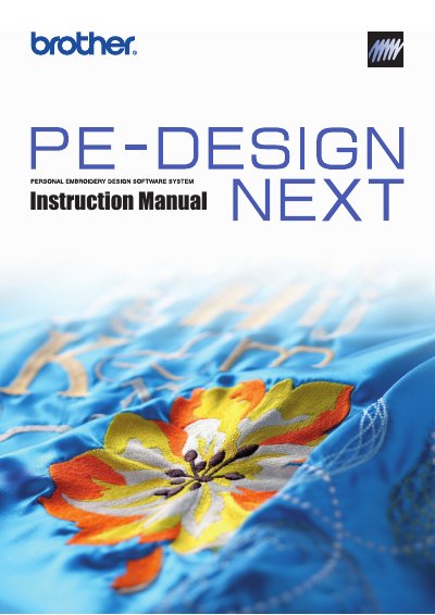 Brother PE-Design User Manual - cover page