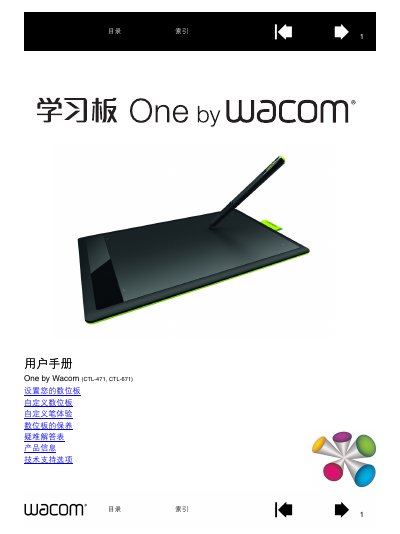 Wacom CTL-471/CTL-671 User Manual - cover page