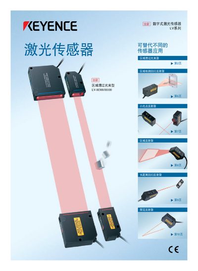 KEYENCE LV-H300/H100 Digital Laser Sensor Manual