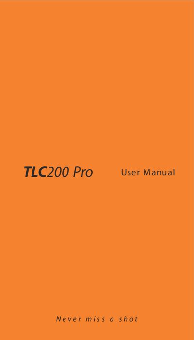 Brinno TLC200 Pro User Manual - cover page