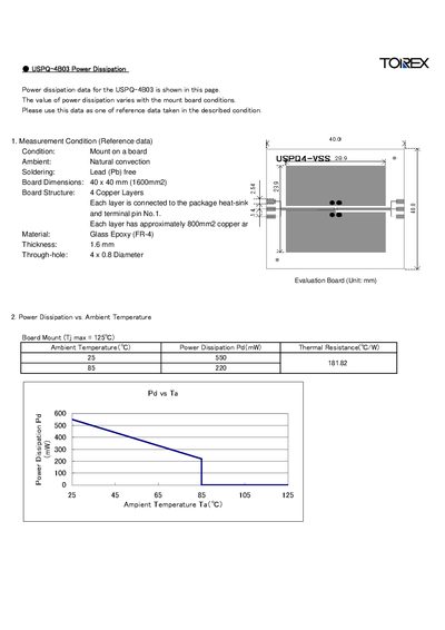 Torex USPQ-4B03 Datasheet - cover page