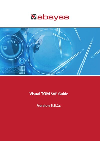 Absyss Visual TOM 6.6.1c SAP Installation Guide