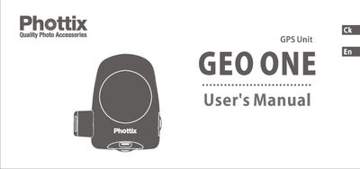 Phottix GEO ONE User Manual