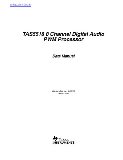 texas instruments TAS3001C handbook1
