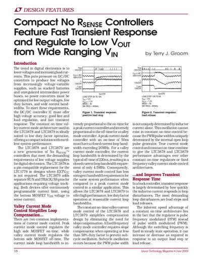 Linear Technology LTC3878 Datasheet - cover page