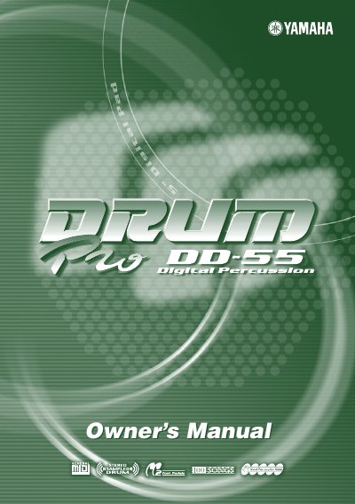 Yamaha DD-55 Electronic Drum Kit User Manual