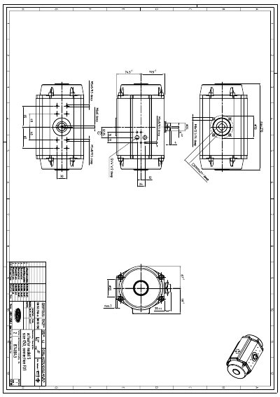REVO RD5050007000000 Technology Data Parts List - cover page