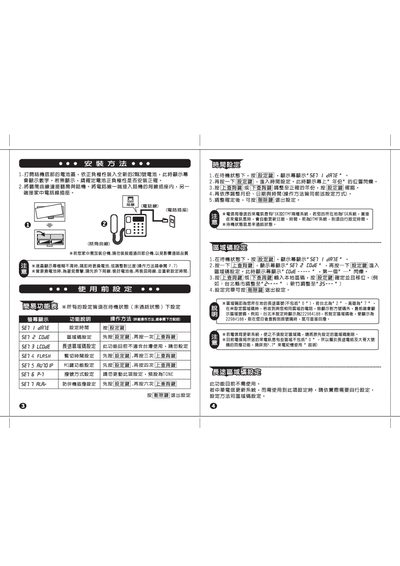 Telephone User Manual - cover page