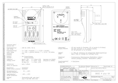 ANSMANN BASIC 4 plus (Model AN14105) User Manual - cover page