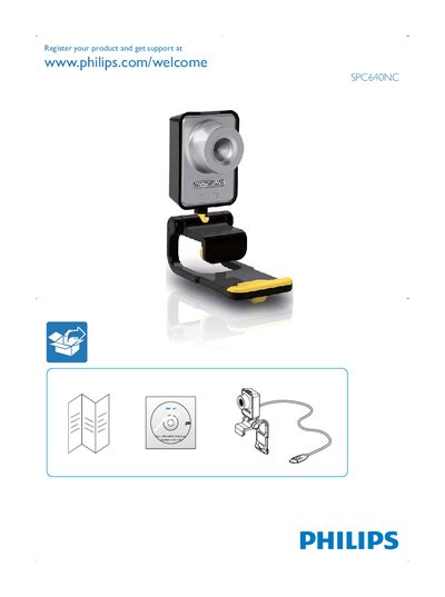 Philips SPC640NC User Guide - cover page