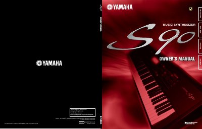 Yamaha S90 Music Synthesizer User Manual - cover page