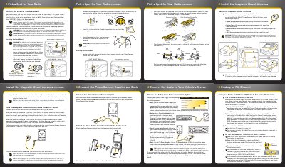 Sirius XM Radio Inc. XMp3i PowerConnect Vehicle Kit User Guide - cover page