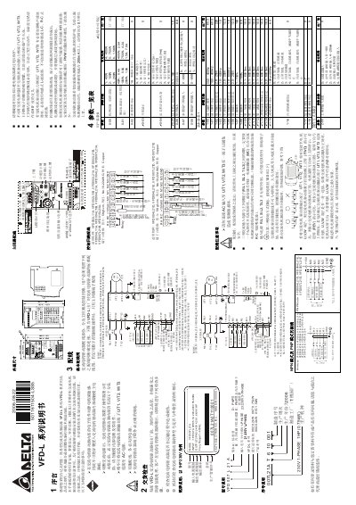 Delta VFD-L Series Variable Frequency Drive User Manual - cover page
