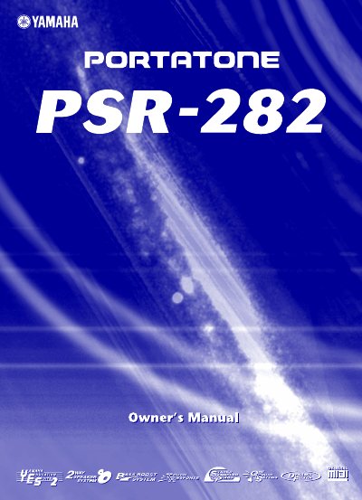 Yamaha PSR-282 Portable Keyboard User Manual - cover page