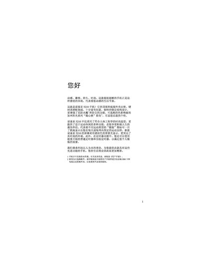Nokia 5210 Phone User Manual - cover page