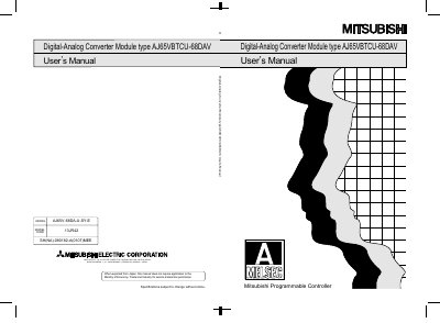 Mitsubishi AJ65VBTCU-68DAV Digital-Analog Converter Module User Manual