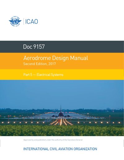 ICAO Aerodrome Design Manual Part 5 Electrical Systems - cover page
