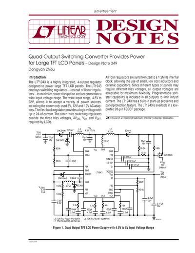 LINEAR dn349f handbook - cover page