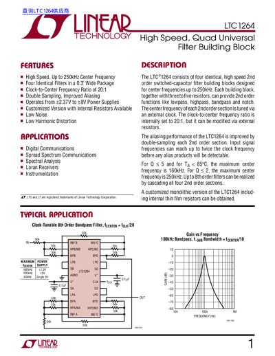 Linear Technology LTC1264 Datasheet