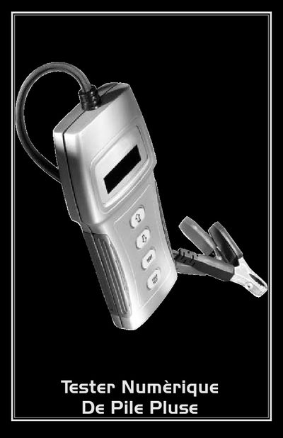 Pluse Battery Tester Digital User Manual - cover page