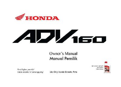 Honda Vehicle Owner's Manual