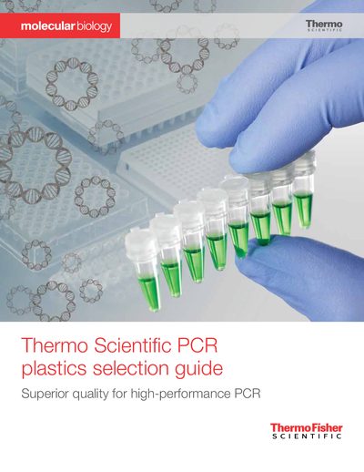 Thermo Scientific PCR Plastics Selection Guide - cover page