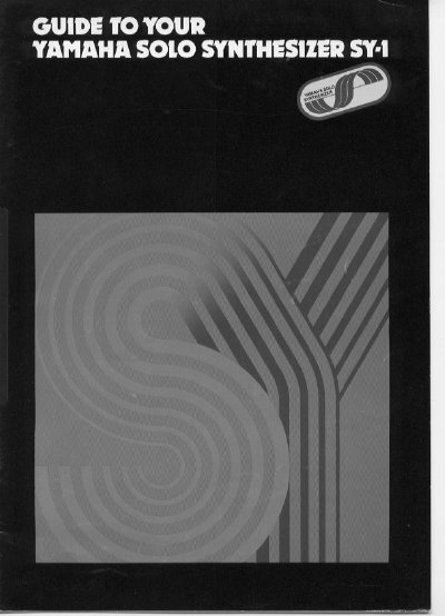 Yamaha SY-1 Solo Synthesizer User Manual - cover page
