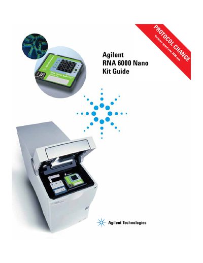 Agilent RNA 6000 Nano Kit Guide