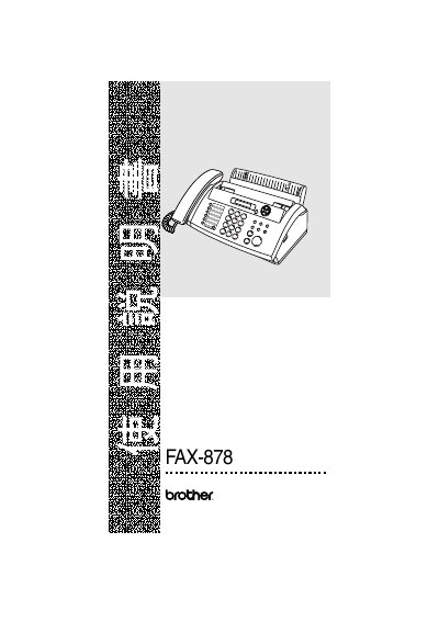 Brother FAX-878 User Manual