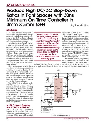 Linear Technology LTC3775 Datasheet - cover page