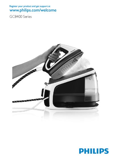Philips GC8400 Series Iron User Manual - cover page
