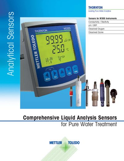 Thornton M300 Analytical Sensors Product Leaflet - cover page