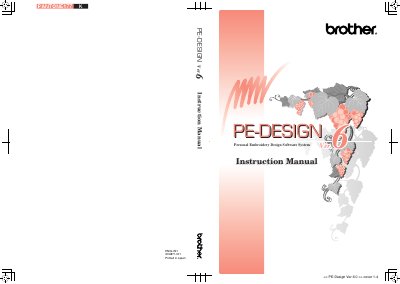 Brother PE-Design Ver.6 Software User Manual - cover page