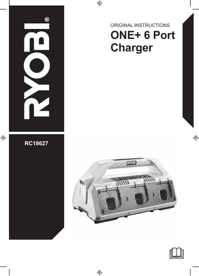 Ryobi RC18627 6 Port Charger User Manual - cover page
