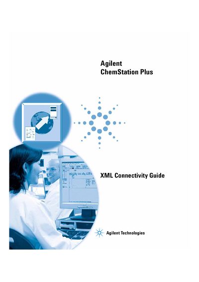 Agilent ChemStation Plus XML Connectivity Guide - cover page