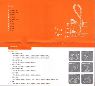 Sampo Vacuum Cleaner User Manual - cover page