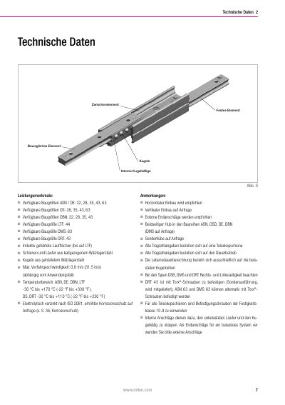 Rollon DEF DEV DEM Intermediate Element Technical Data - cover page