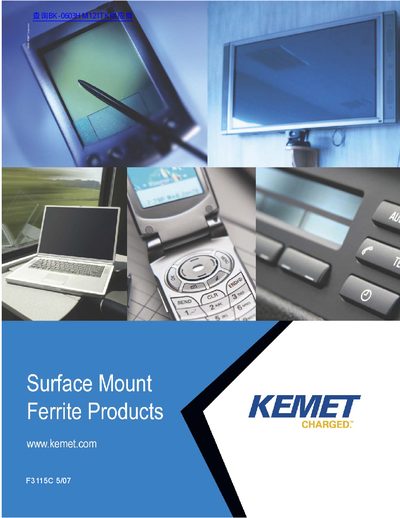 KEMET LB Series Wire Wound Chip Inductors Datasheet - cover page