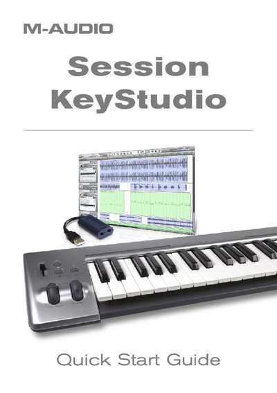 M-Audio KeyStudio Quick Start Guide - cover page