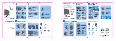 Philips 200WB7 LCD Monitor Quick Start Guide