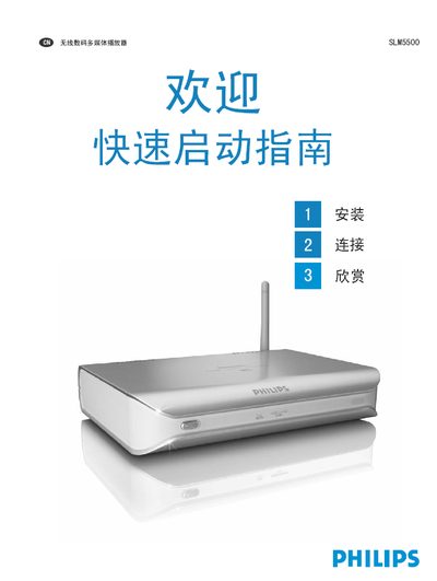 Philips SLM5500 Quick Start Guide - cover page