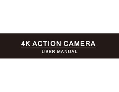 Gkuvision Mini Action DV 4K Action Camera User Manual - cover page