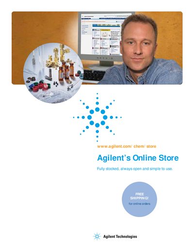 Agilent Online Store User Guide - cover page