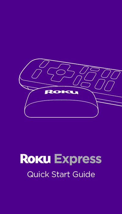 Roku Express Streaming Player Quick Start Guide - cover page
