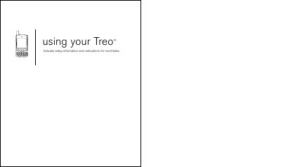 Palm Treo 600 User Manual - cover page