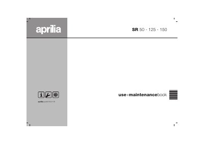 Aprilia SR 50-125-150 Maintenance Manual - cover page