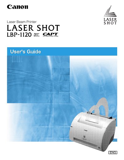 Canon LBP-1120 Laser Printer User Manual - cover page